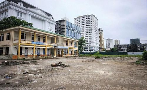 Trường Tiểu học Quang Trung (phường Thành Vinh, Nghệ An) đã bị tháo dỡ gần 3 năm nay. Ảnh: Quảng Đại