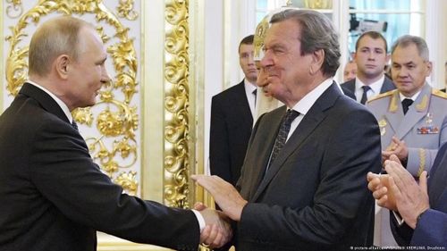  Cựu Thủ tướng Đức Gerhard Schroeder được cho là có mối quan hệ thân thiết với Nga 