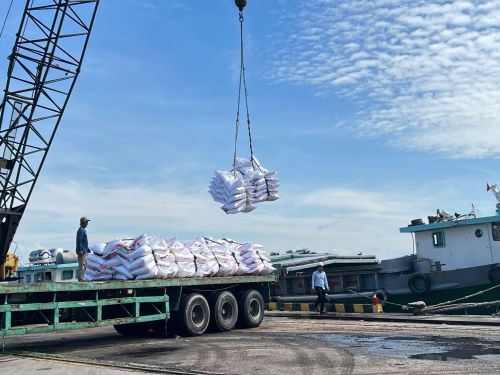 Doanh nghiệp bốc dỡ hàng hóa tại Cảng Cái Cui, TP Cần Thơ.