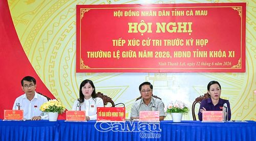 Tổ đại biểu HĐND tỉnh tiếp xúc cử tri xã Ninh Thạnh Lợi.