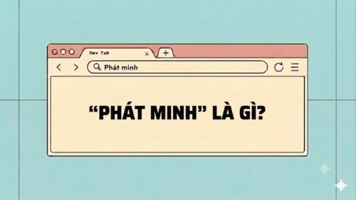 "Phát minh" được định nghĩa là "tìm ra", chứ không phải "sáng tạo ra".