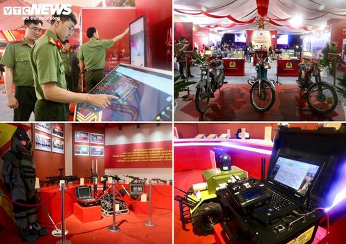 Hiện vật trưng bày tại triển lãm.