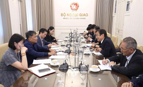 Toàn cảnh buổi làm việc. Ảnh: Bộ Ngoại giao cung cấp
