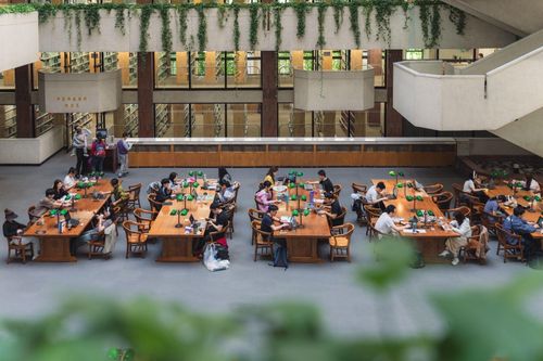 Thư viện Đại học Thanh Hoa (Trung Quốc). Ảnh: Tsinghua University.