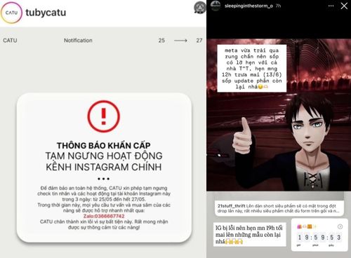 Người bán tìm giải pháp khắc phục hậu quả sau sự cố. Ảnh: Instagram.