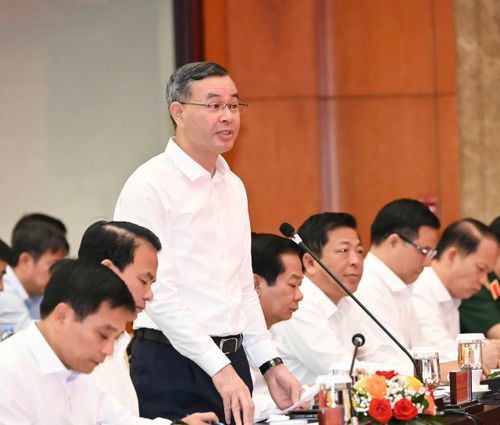  Bộ trưởng Bộ Tài chính Ngô Văn Tuấn phát biểu. Ảnh: VIỆT DŨNG 