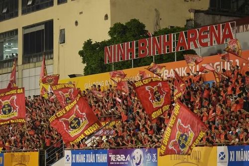 Ninh Bình FC (trước đây là Xi măng The Vissai Ninh Bình) đã từng vô địch Cúp Quốc gia 1 lần vào năm 2013. Ảnh: Ninh Bình.