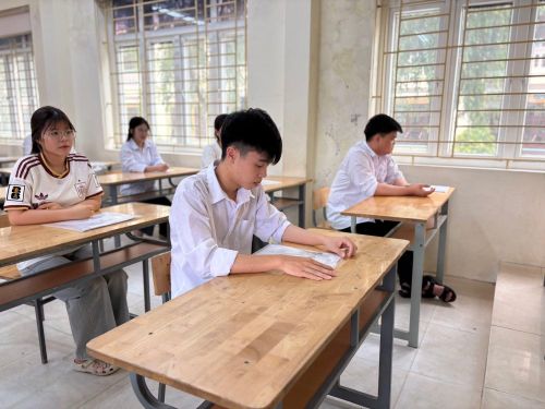 Thí sinh dự thi Tốt nghiệp Trung học phổ thông năm 2026. (Ảnh: Phạm Mai/Vietnam+)