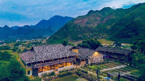 Nét bình yên nơi homestay Du Già khi chiều xuống.