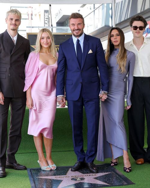 David Beckham bên gia đình trong ngày ghi dấu lịch sử