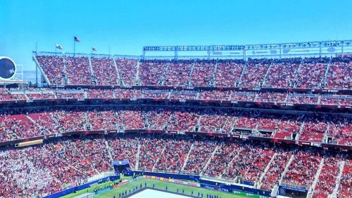  Hình ảnh các khán đài trống trong những trận đầu tiên của World Cup 2026 đang gây tranh luận. Ảnh: danielstorey85/X. 
