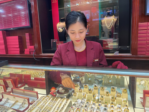  Giá vàng hôm nay (14-6): Bật tăng. Ảnh minh họa: TTXVN 