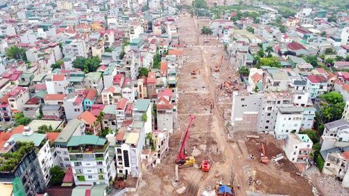 Mới đây, tại buổi kiểm tra dự án, lãnh đạo TP Hà Nội đã yêu cầu đưa dự án cầu Tứ Liên vào khai thác trong quý II/2027. Trong ảnh là khu vực ngõ 310 Nghi Tàm đã cơ bản hoàn thành GPMB.