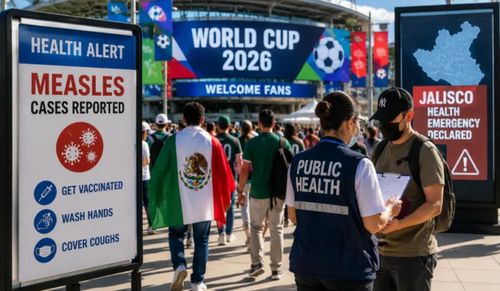 Bang Jalisco của Mexico - nơi tổ chức World Cup - đã tuyên bố tình trạng khẩn cấp về y tế do lo ngại nguy cơ bùng phát dịch bệnh, sau khi ghi nhận 1.163 trường hợp mắc bệnh sởi. Ảnh: Medical Daily