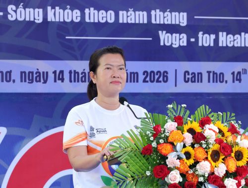 Phó Chủ tịch UBND TP. Cần Thơ Nguyễn Thị Ngọc Điệp phát biểu tại chương trình