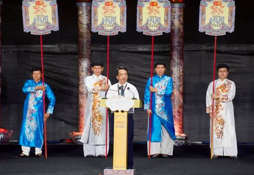 Ông Trần Hữu Thùy Giang, Phó Chủ tịch UBND Thành phố Huế phát biểu khai mạc.