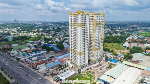 Dự án có hơn 650 căn hộ và đang bước vào giai đoạn hoàn thiện để bàn giao nhà cho khách hàng.