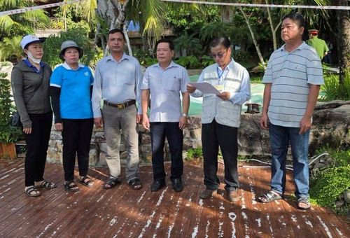 Cơ quan chức năng triển khai quyết định cưỡng chế đối với ông Nguyễn Quốc Thắng