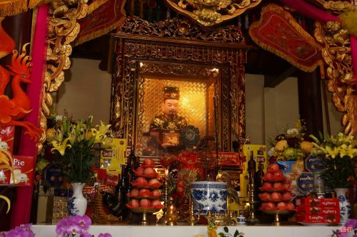 Đền Chiêu Trưng thờ danh tướng Lê Khôi ở xã Đức Quang.