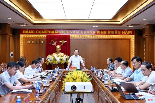Dưới sự chủ trì của đồng chí Nguyễn Duy Lâm - Ủy viên Trung ương Đảng, Bí thư Tỉnh ủy, Trưởng đoàn ĐBQH tỉnh, Thường trực Tỉnh ủy đã nghe và cho ý kiến về phương án tổng thể sắp xếp, tổ chức lại thôn, TDP.