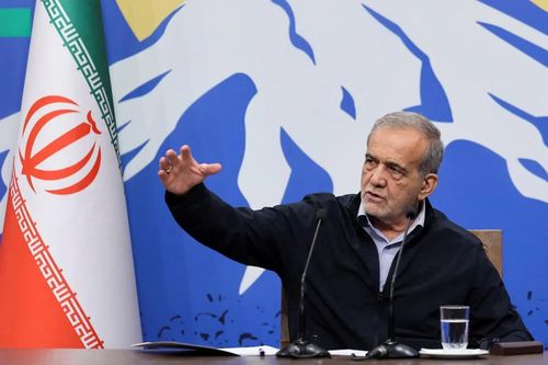  Tổng thống Iran Masoud Pezeshkian. Ảnh: Reuters. 