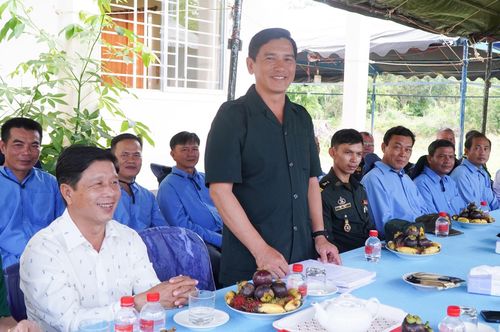 Chỉ huy Đội K92 báo cáo hoạt động.