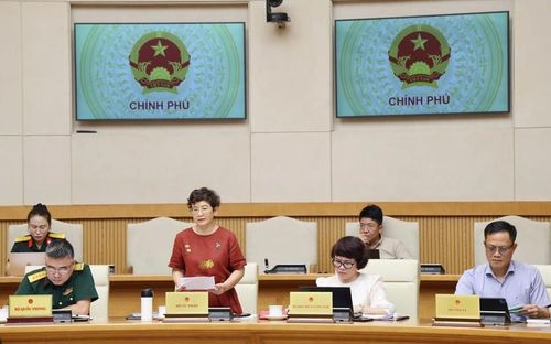 Lãnh đạo các bộ, ngành phát biểu ý kiến - Ảnh: VGP/Gia Huy
