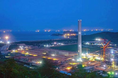 Một góc cảng biển Hòn La về đêm.