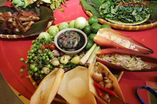 Đặc sản nòng nọc rừng, cà rừng. Ảnh: ĐOÀN KIÊN