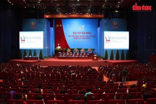 Toàn cảnh Đại hội đại biểu phụ nữ toàn quốc XIV.