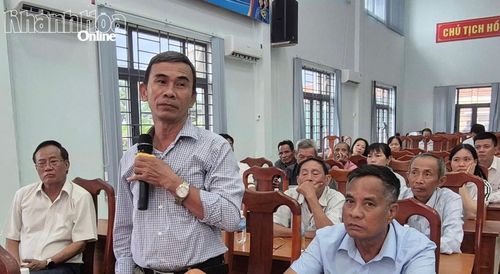 Cử tri nêu ý kiến, kiến nghị