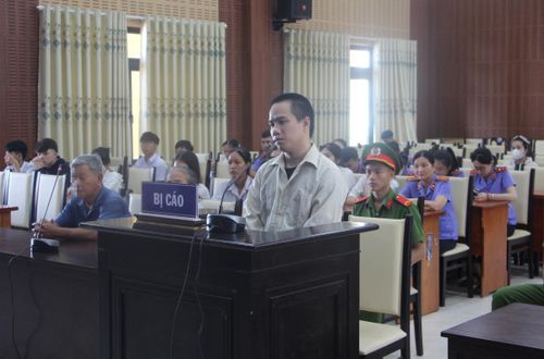 Phiên tòa xét xử bị cáo Nguyễn Công Nam.