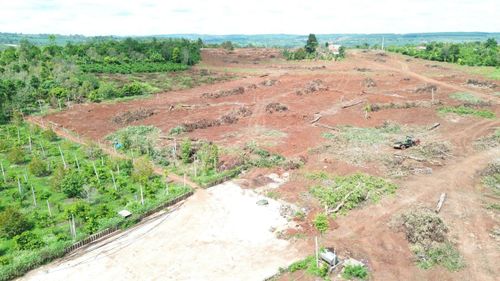  Mặt bằng đã sẵn sàng cho đơn vị thi công. Ảnh: HỮU PHÚC 