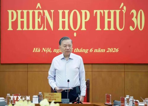 Tổng Bí thư, Chủ tịch nước Tô Lâm phát biểu. (Ảnh: Thống Nhất/TTXVN)