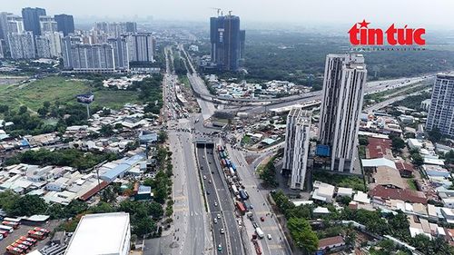Dự án xây dựng nút giao An Phú đang được tăng tốc.