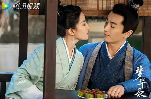 Lưu Diệc Phi và Trần Hiểu được khen ngợi về ngoại hình lẫn phản ứng hóa học trong bộ phim cổ trang Mộng Hoa Lục. Ảnh: Tencent. 