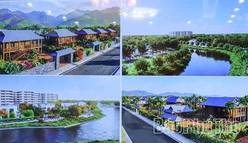 Dự án xây dựng khu tái định cư cho các hộ dân nằm trong khu vực dự án của Sun Group tại Mường Vang sau khi hoàn thành sẽ góp phần làm thay đổi diện mạo nông thôn của địa phương.