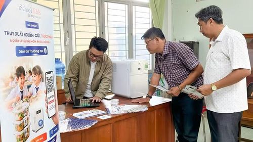 Giải pháp truy xuất nguồn gốc dành cho học đường.