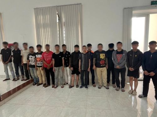 Các đối tượng liên quan đến vụ hỗn chiến bị cơ quan Công an triệu tập.