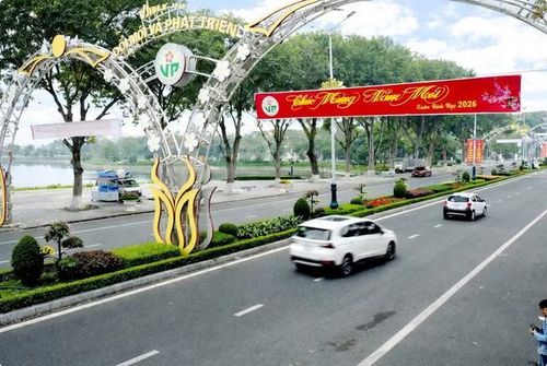 Tuyến phố trung tâm phường Vĩnh Phúc, tỉnh Phú Thọ. Ảnh: Hoàng Hùng/TTXVN