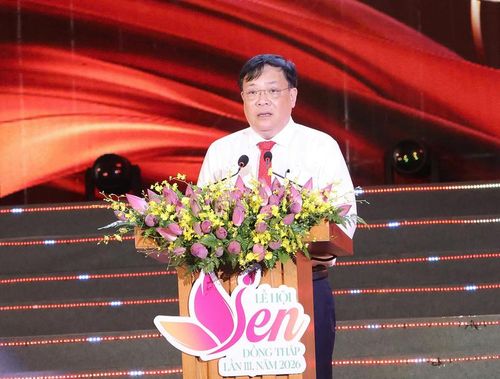 Ông Phạm Thành Ngại - Chủ tịch UBND tỉnh Đồng Tháp cho biết, lễ hội là cơ hội để quảng bá hình ảnh, giới thiệu tiềm năng, thu hút đầu tư và tạo thêm động lực phát triển cho địa phương. Ảnh: BTC.