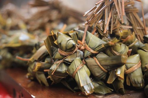 Bánh ú tro. Ảnh: H.V