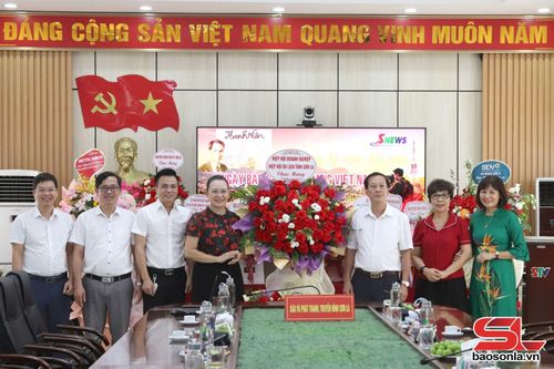 Hiệp hội Doanh nghiệp, Hiệp hội Du lịch tỉnh chúc mừng Báo và Phát thanh, truyền hình Sơn La.