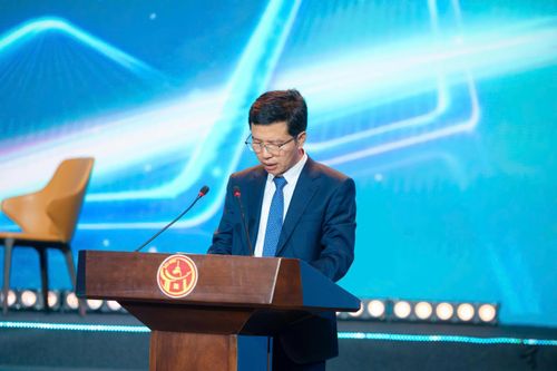 Ông Lưu Tiến Chung, Phó Chủ tịch Thường trực Hội Doanh nhân trẻ tỉnh Bắc Ninh phát biểu tại Đại hội