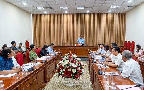 Đồng chí Ngô Vũ Thăng, Phó Chủ tịch UBND tỉnh, chủ trì cuộc họp.
