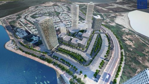 Khu Công viên phần mềm Đà Nẵng số 2 nhìn từ trên cao