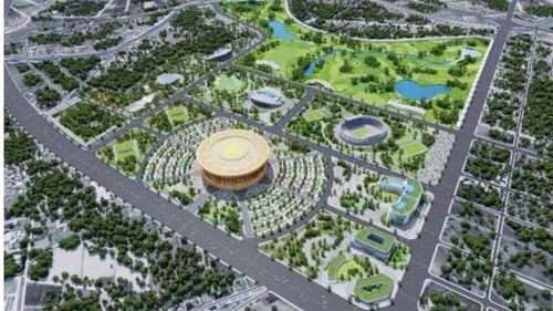 Phối cảnh Khu đô thị thể thao Olympic 9.171ha tại Thủ đô Hà Nội.