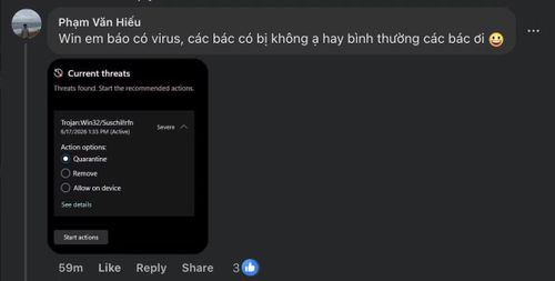 Trên các diễn đàn công nghệ và cộng đồng người dùng lớn tại Việt Nam, hàng loạt bài đăng chia sẻ hình ảnh cảnh báo từ phần mềm diệt virus đã xuất hiện, làm dấy lên nhiều tranh luận về độ an toàn của phiên bản mới nhất của bộ gõ tiếng Việt được đông đảo người dùng Windows tin tưởng sử dụng trong nhiều năm qua.