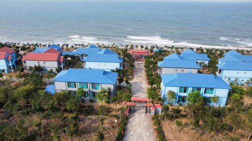 Hiện trạng khu biệt thự nghỉ dưỡng thuộc dự án được đưa vào sử dụng.