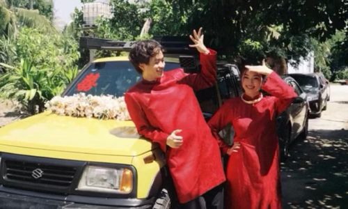 Hình ảnh lễ dạm ngõ của Dustin Tiêu và Lan Thy.